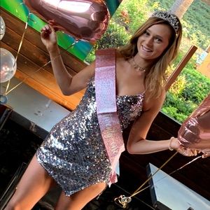 For Love & Lemons Sparkly Dress